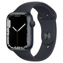 Apple Watch Series 7 GPS 45mm Midnight Black Sport, в Москве