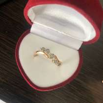 Золотое кольцо с фианитами, в г.Минск