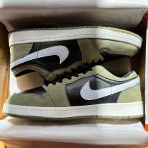 Кроссовки Nike Air Jordan 1 low green Возможен ТОРГ, в Москве