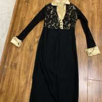 Платье с кружевами и отласом, в Москве