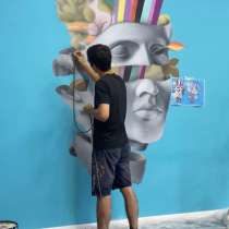 Роспись стен. Интерьерная аэрография, в Москве