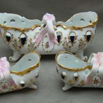 Astro набор фарфоровых конфетниц 3шт винтаж (W420), в Москве
