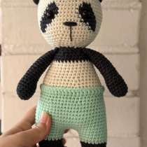 Вязаная игрушка Панда, в Санкт-Петербурге