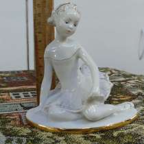 Фарфоровая статуэтка. Юная балерина Машенька - Дашенька ЛФЗ, в Москве