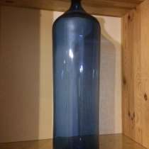 Старинная бутыль синяя большая красивая!, в Москве