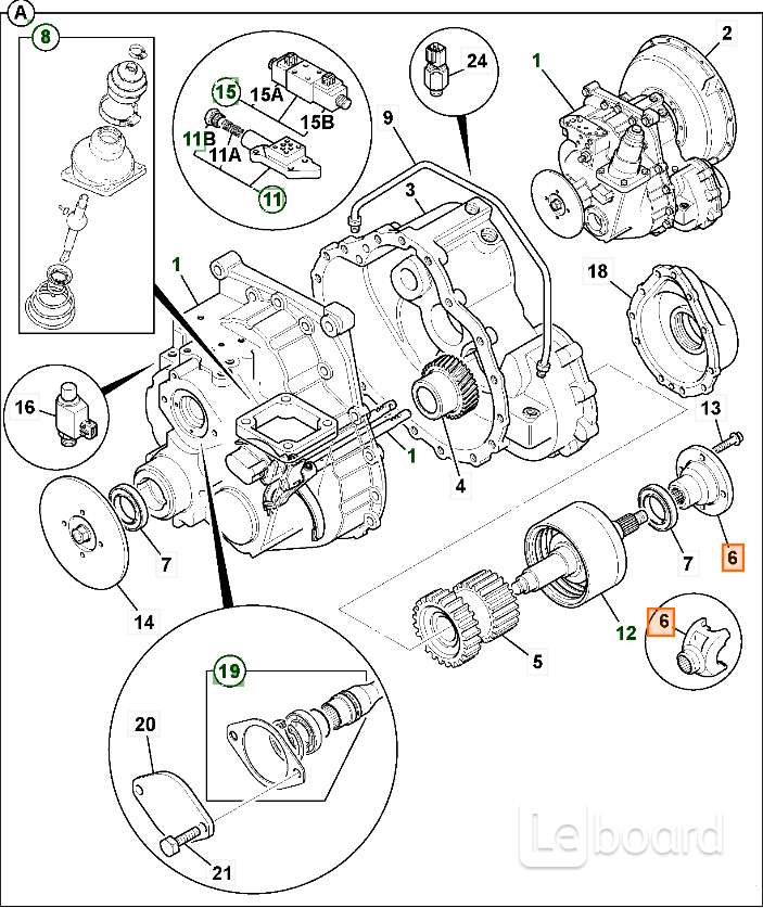 Jcb 3cx кпп схема